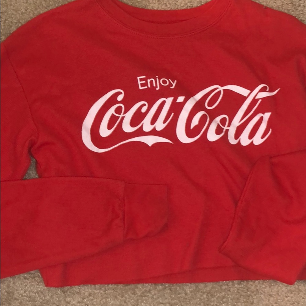Coca Cola red women’s crop top